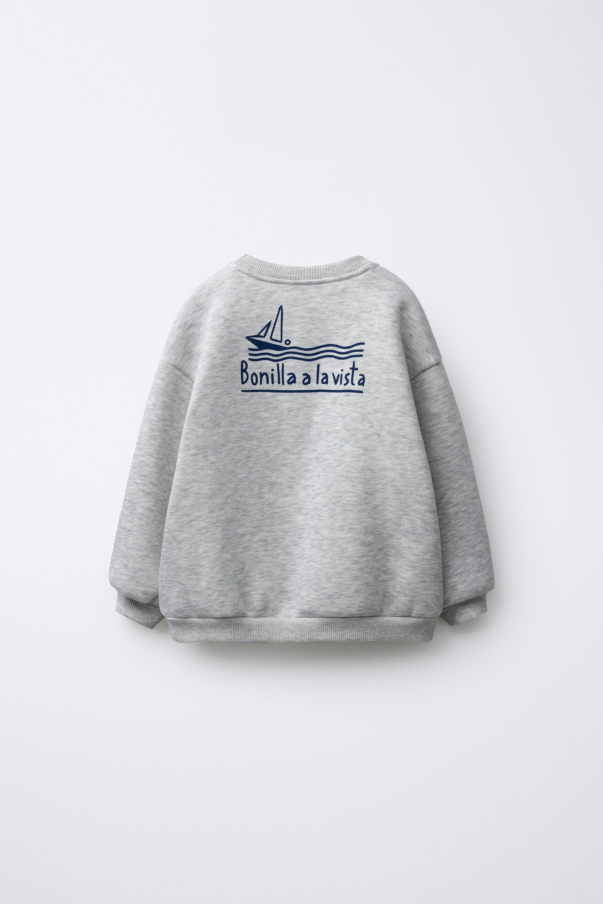 BONILLA A LA VISTA ® X ZARA EMBROIDERED SWEATSHIRT